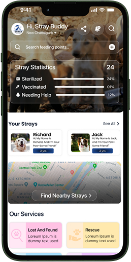 stray shedder home screen